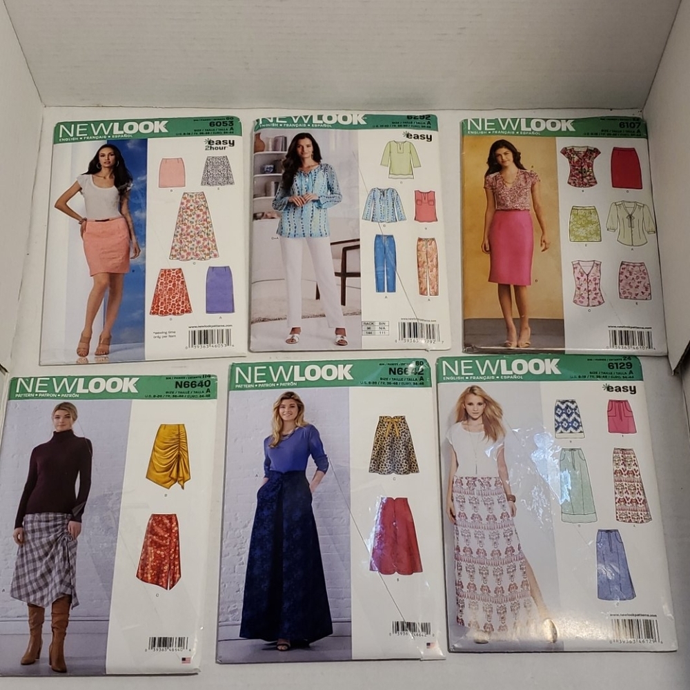 New Look Patterns Shirts Pants Tops Skirt Blouse